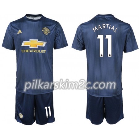 Koszulka Manchester United MARTIAL 11 Dziecięca Trzeciej 2018-2019 - Koszulki Piłkarskie